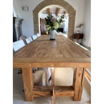 Handmade Rustic Oak Refectory Tables (Various Sizes) Handmade Rustic Oak Refectory Tables (Various Sizes)