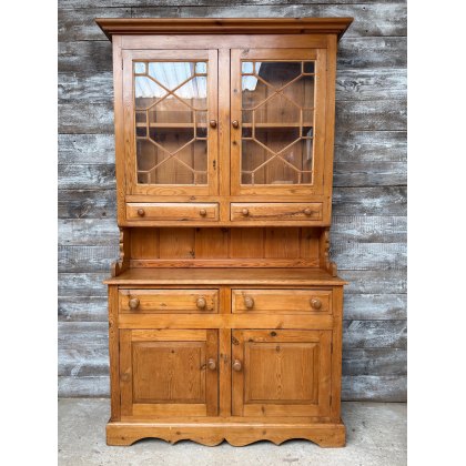 Vintage Waxed Pine Astral Glazed Dresser