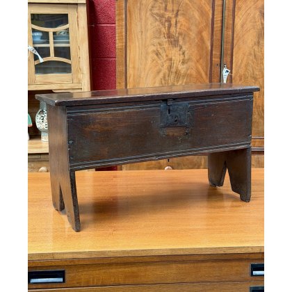 Rare & Unusually Small 16th Century English Oak Coffer