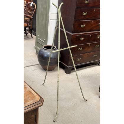 Vintage 1930's Metal Imitation Bamboo Artists Easel Vintage 1930's Metal Imitation Bamboo Artists Easel