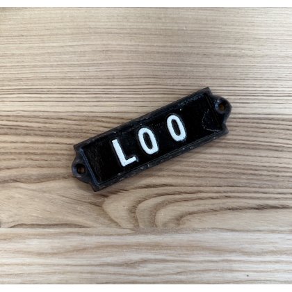 Metal Loo Sign