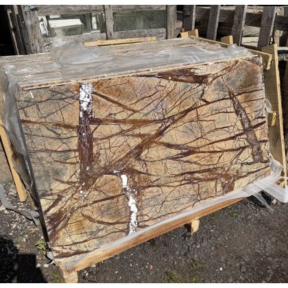 Rain Forest Brown Marble Worktops (1.2m x 0.64m)