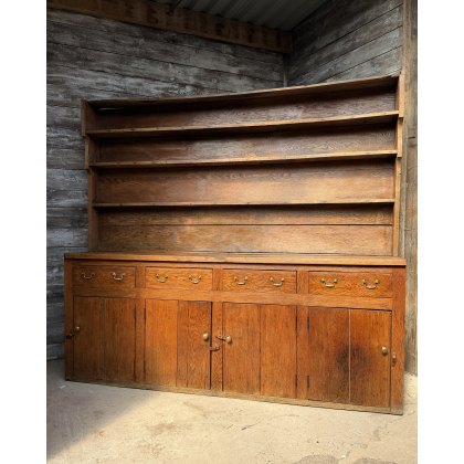 Magnificent Antique Farmhouse Oak & Pitch Pine Dresser Magnificent Antique Farmhouse Oak & Pitch Pine Dresser
