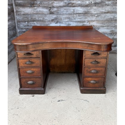 Antique Victorian Mahogany Centre Room Desk