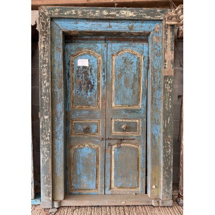 Large Pair Of Indian Teak Doors Large Pair Of Indian Teak Doors