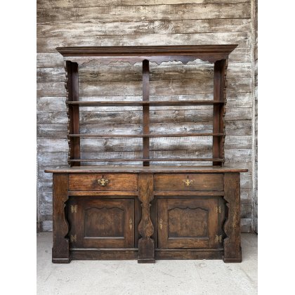 Antique Georgian Country Elm Dresser