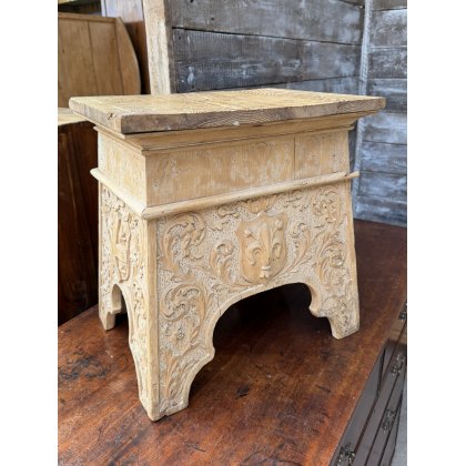 A Beautiful French Pine Stool