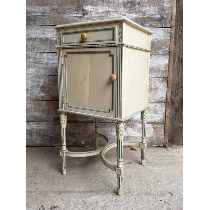 A Lovely Painted French Side Cupboard