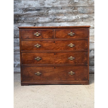 A Victorian Mahogany Chest Of Drawers