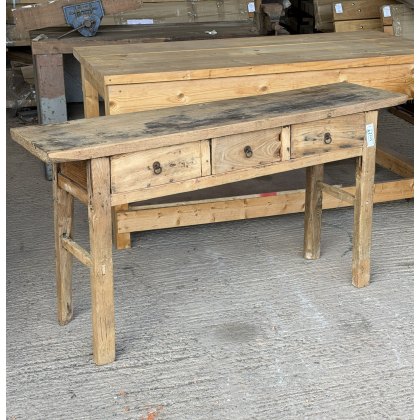Rustic Handmade Elm Sideboard