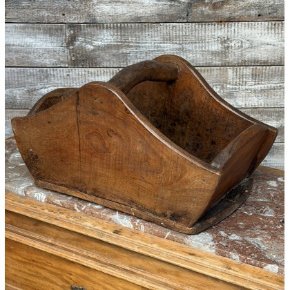 Large & Heavy Antique Elm Trug