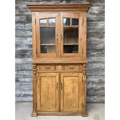 A Large French Antique Pine Cabinet