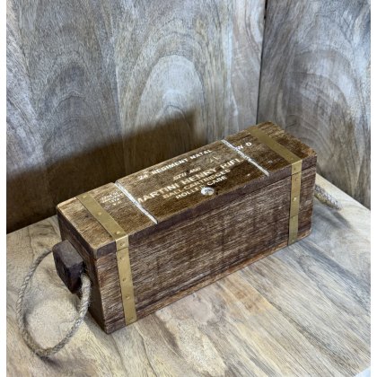 Small Martini Henry Rifle 'Ammo' Box
