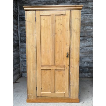 A Vintage Waxed Pine Hall Cupboard A Vintage Waxed Pine Hall Cupboard