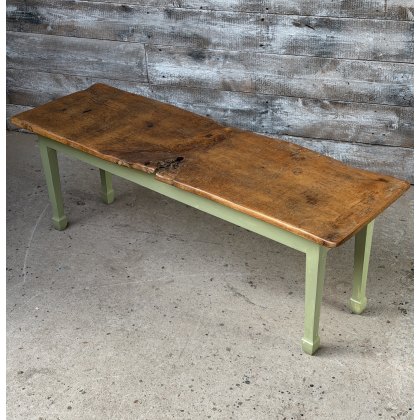 A Vintage Rustic Elm Low Table A Vintage Rustic Elm Low Table