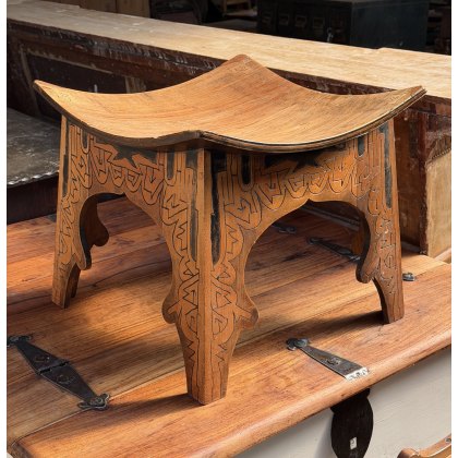 A Rare Arts & Crafts Bentwood Stool A Rare Arts & Crafts Bentwood Stool