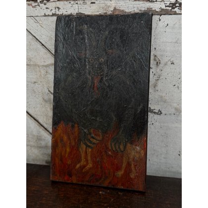 A 16thC Painting Of The Devil A 16thC Painting Of The Devil