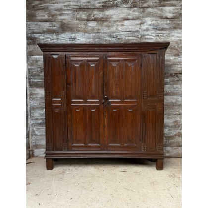 A Georgian English Oak Housekeepers Cupboard A Georgian English Oak Housekeepers Cupboard