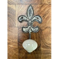 Metal Fleur de Lys Hook