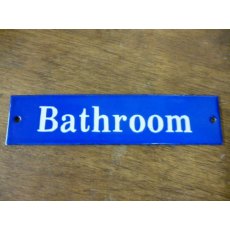 Enamel Sign (Bathroom)