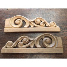 Teak Carving (Scroll)