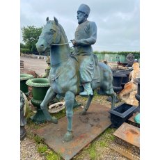 Cast Iron Russian Cossack Statue