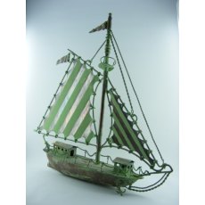 Stripy Sailboat Weathervane