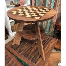 Teak Chess Table