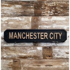 Wooden Sign (Manchester City)