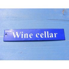 Enamel Sign (Wine Cellar)