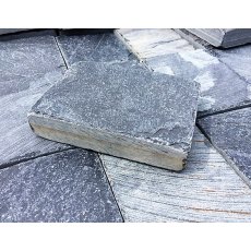 Dark Grey Slate Flat Cobble Setts