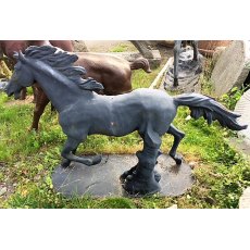 Cast Iron Horse Statue (Galloping)