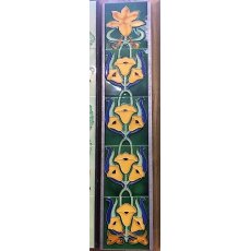 Fireplace Tile Set (Yellow Flowers)