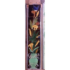 Fireplace Tile Set (Irises)