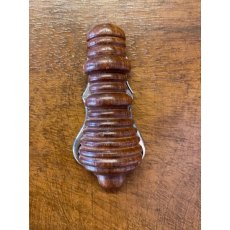 Polished Wooden Beehive Escutcheon (Nickel)