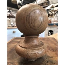 Carved Teak Finial