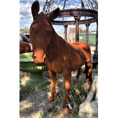 Large Cast Iron Horse (Head up)