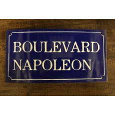 Enamel Sign (Boulevard Napoleon)