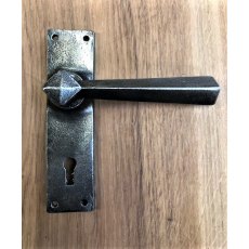 Pair of Pewter Handles (With Key Hole)