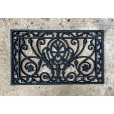 Cast Iron Door Mat (Leaf Swirl)