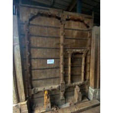 Reclaimed British 1800's fort doors