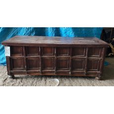 Reclaimed teak coffee table