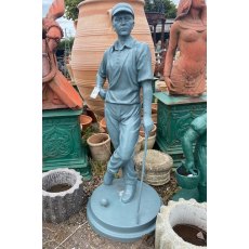 The Golfer Cast iron Statue