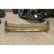 Vintage Victorian decorative Brass Fender