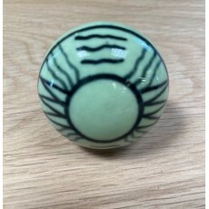 Ceramic Cupboard Knobs (Green)