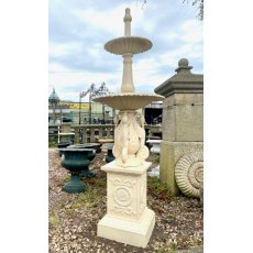Grand Cast Iron Victorian Style Garden Fountain