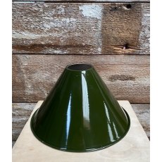 Industrial Green Metal Lampshade