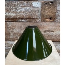 Industrial Green Metal Lampshade