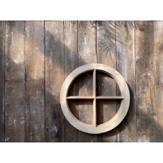 Round Wooden Window (Oak)