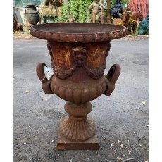 Rustic Cast Iron Urn